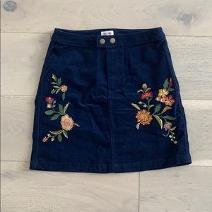 ✨ Mossimo Supply Co. Blue Corduroy Skirt ✨